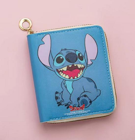 

2024 Men s Cartoon Zipper Wallet: Compact Coin Purse & Card Holder