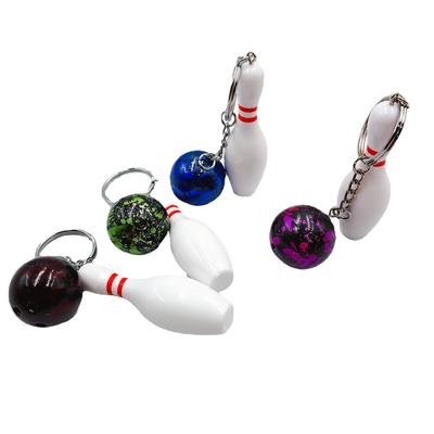 Yaratıcı Mini Bowling Anahtarlık Kolye Ucu - Logolu Kişiselleştirilmiş Spor Hediyesi