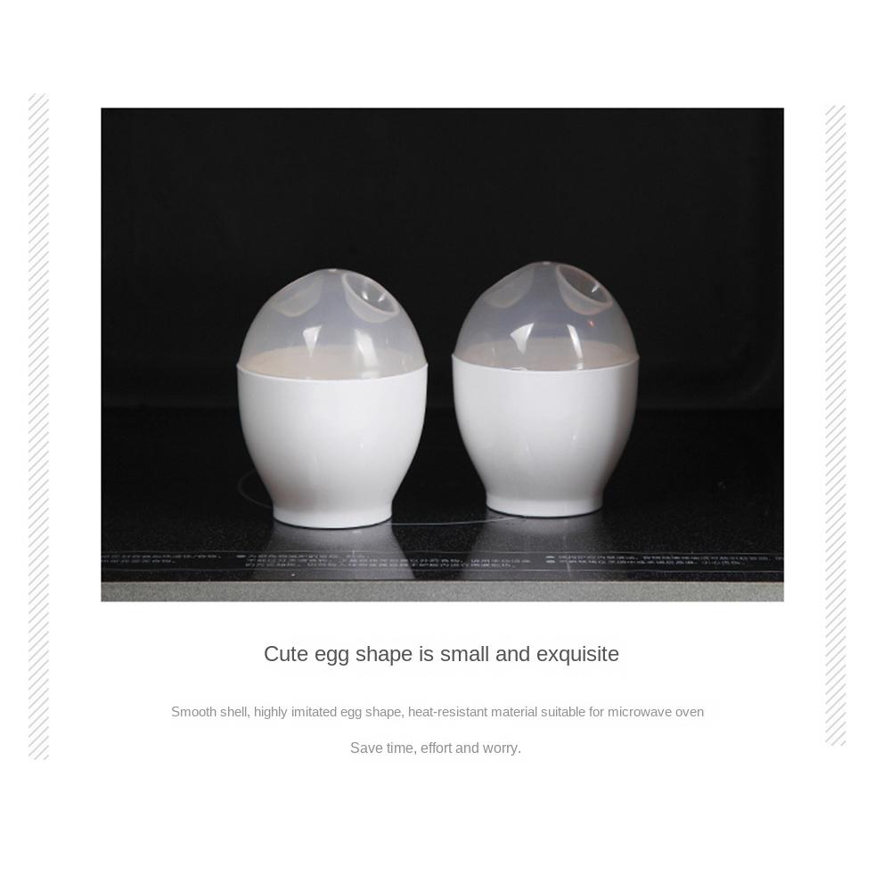 Ny Sunn Mikrobølgeovn Eggkoker Kjele Maker Mini Bærbar Rask Egg Koke Kopp Dampet Kjøkkenverktøy til Frokost