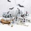 Silver Mirror Pumpkin Decoration Disco Birthday Party Pumpkins Hanging Ornament Fall Halloween Christmas window decoration