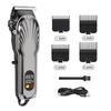 LCD Digital Display Hair Trimmer Rechargeable Bald Head Clipper Portable Electric Hair Clipper