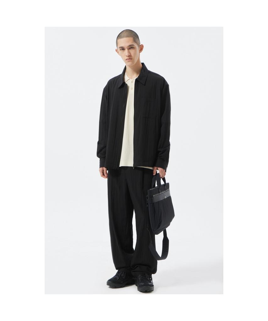 Customellow Black Nylon Tote Bag_Cabax25102Bkx