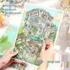 European Garden 3D Diorama Stickers - Kaleidoscope Vol. 3 for Stress Relief & Journaling