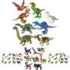 Conjunto de Figuras de Blocos de Construção de Dinossauros do Parque Jurassic World Cativante Para Crianças