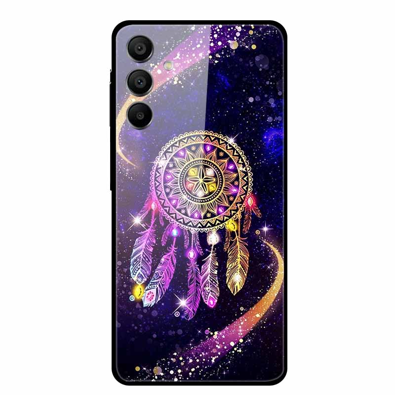 For Samsung A16 5G Case Back Hard New Cover for Samsung Galaxy A 16 SM-A166B Tempered Glass Case Funda Cool Designed Girls Capa