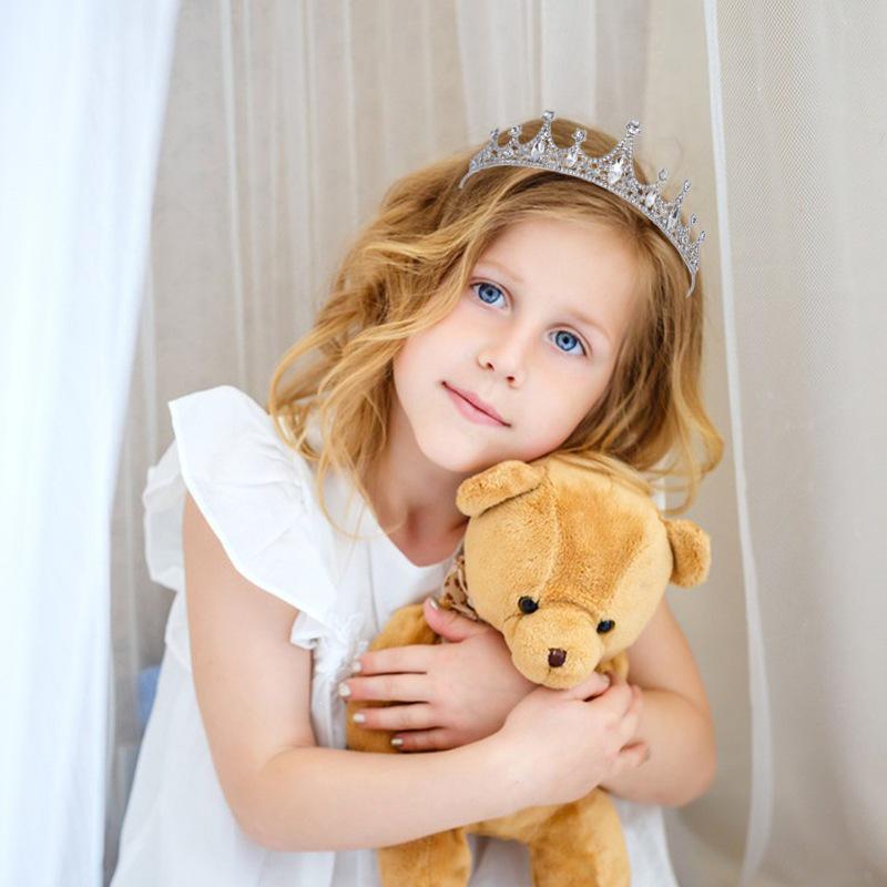 Crystal Diamond Crown Headband: Luxurious Bridal & Banquet Hair Accessory