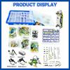 Wedo Programmable Electric Robot Kit: DIY Building Blocks for Kids Compatible with LEGO