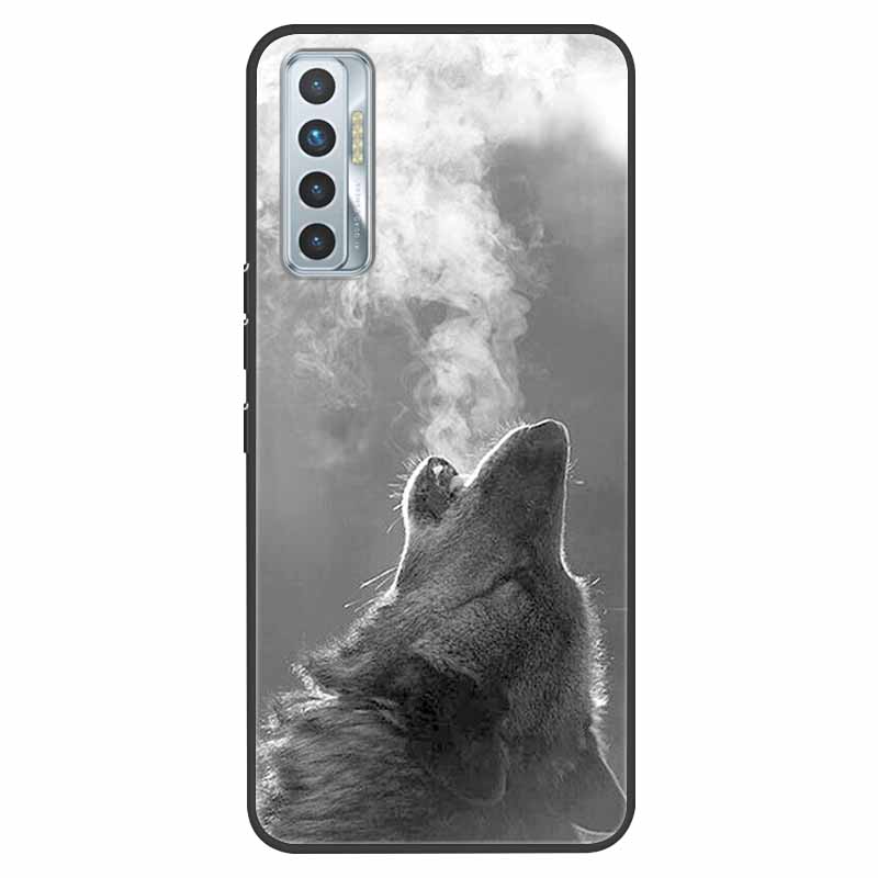 For Tecno Camon 17P Case Shockproof Soft Silicone TPU Back Cover For Tecno Camon 17P 2021 Phone Cases Camon17P CG7 Cute Cartoon