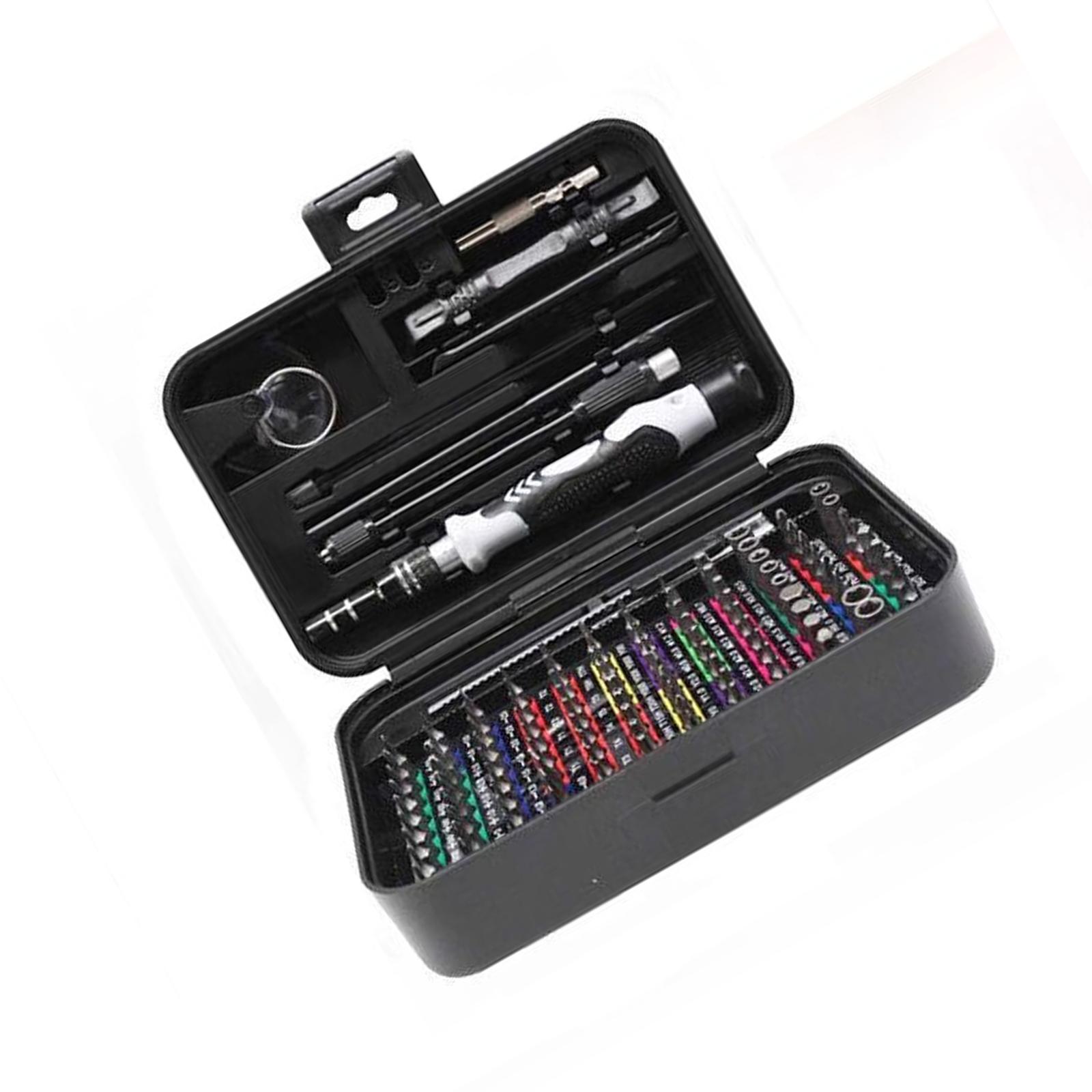 

MultiFunction Magnetic Screwdriver Kit Including 108 Bit And Dedicated Accessories Storage Box Double-Headed Spudger 1
