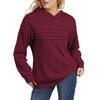 Women's Solid-color Fashionable Long-sleeved Top Hoodie
