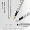 Cross Fountain Pen M Medium Point Townsend 536M Chrome Genuine Imported Product