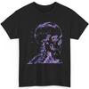 Neon Skeleton T Shirt Skull Graphic Tee Vaporwave Cyberpunk Streetwear Top