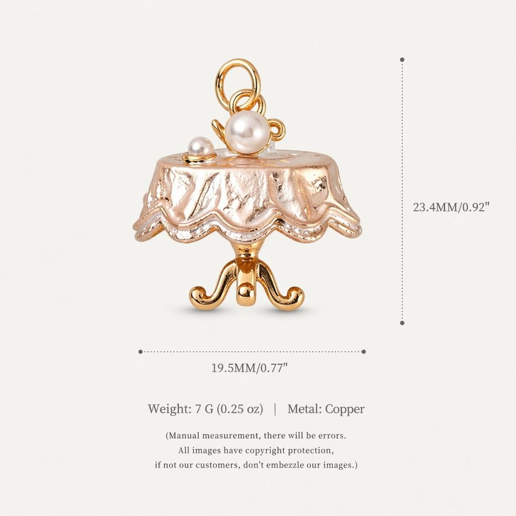 YML&Vintage Mini Furniture Pendants, Bathtub, Sofa, Vanity, Fireplace, DIY Alarm Clock, Charm Bracelet, Necklace Accessories