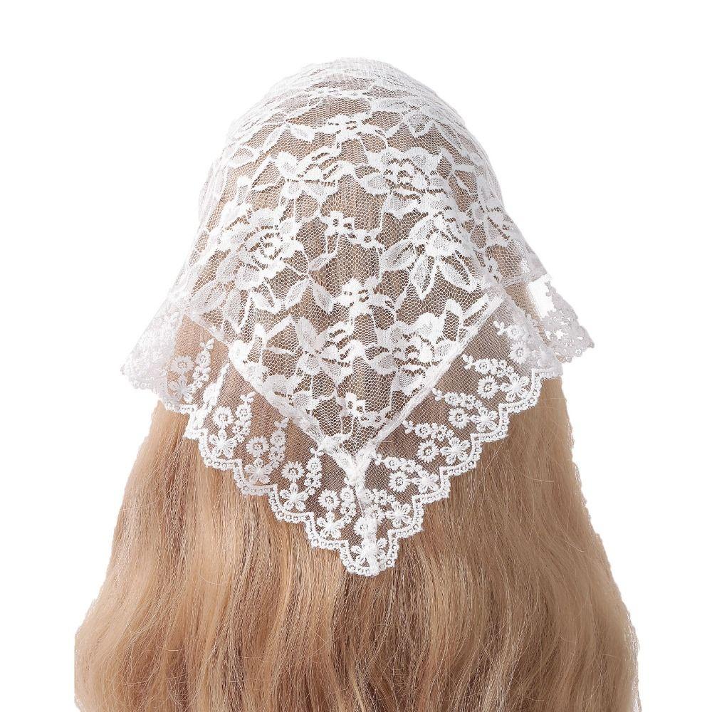 

Тюрбан кружевной шарф для волос в деревенском стиле треугольный шарф тонкая треугольная бандана повседневная