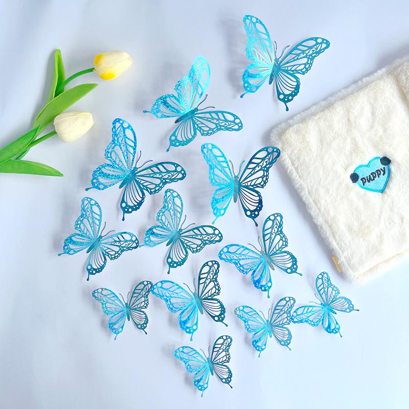 3D Hollow Butterfly Window Decoration Stickers & Photo Prop Crafts