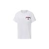 Converse T Shirts Women's White Crew Neck Moderate Straight Fit 10020519-102