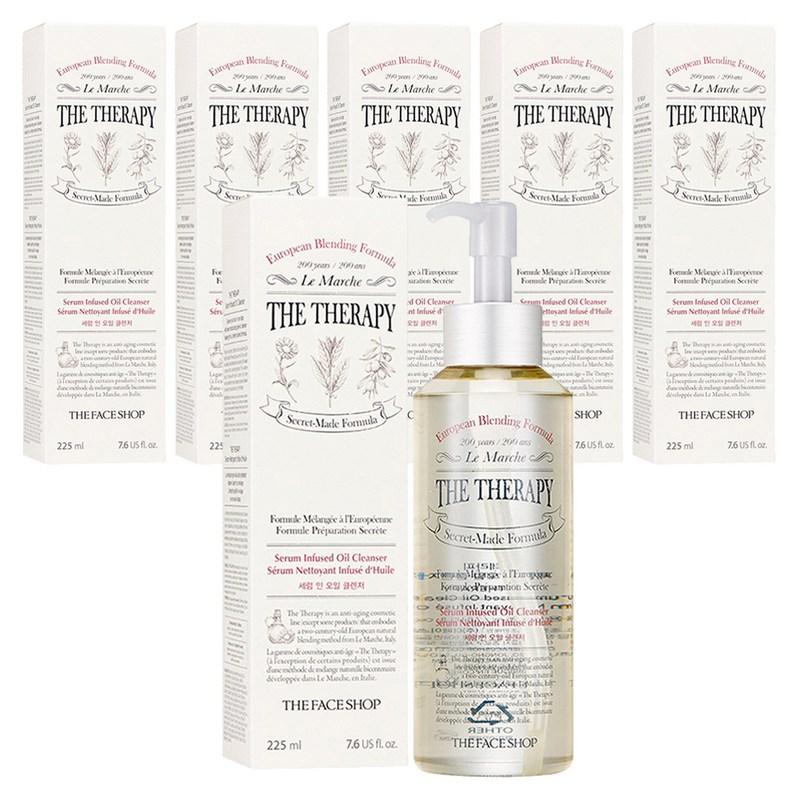 The Face Shop The Therapy Serum in Oil Cleanser, 225ml, 6 pcs
