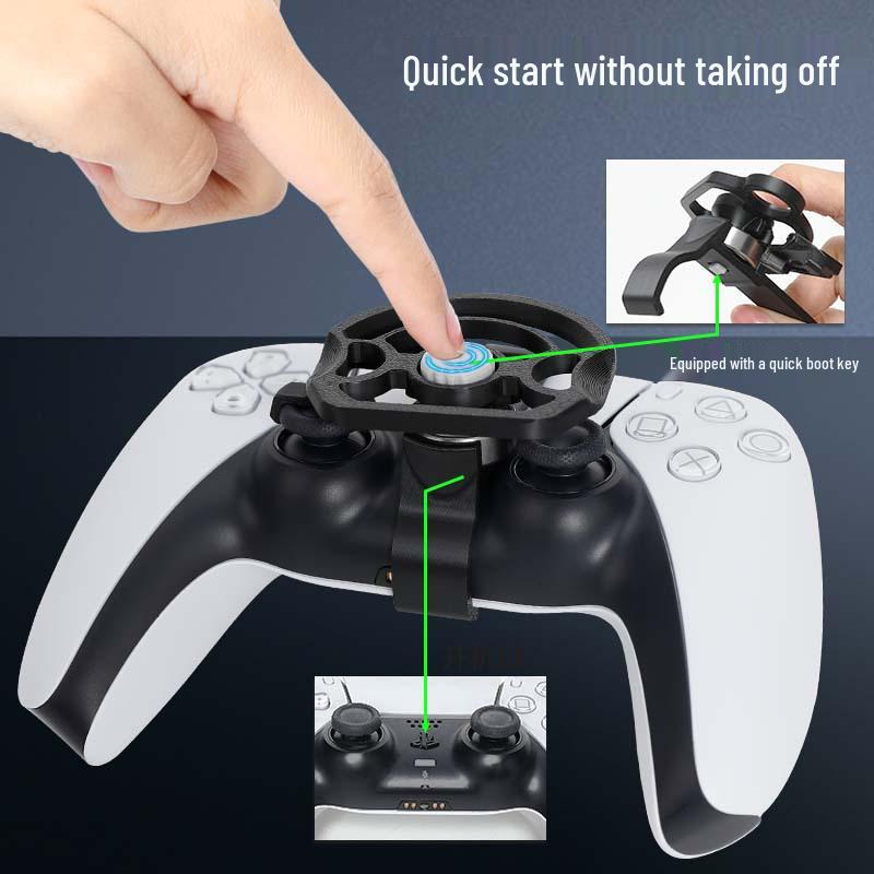 PS5 Slim Controller Mini Racing Steering Wheel for Joysticks.