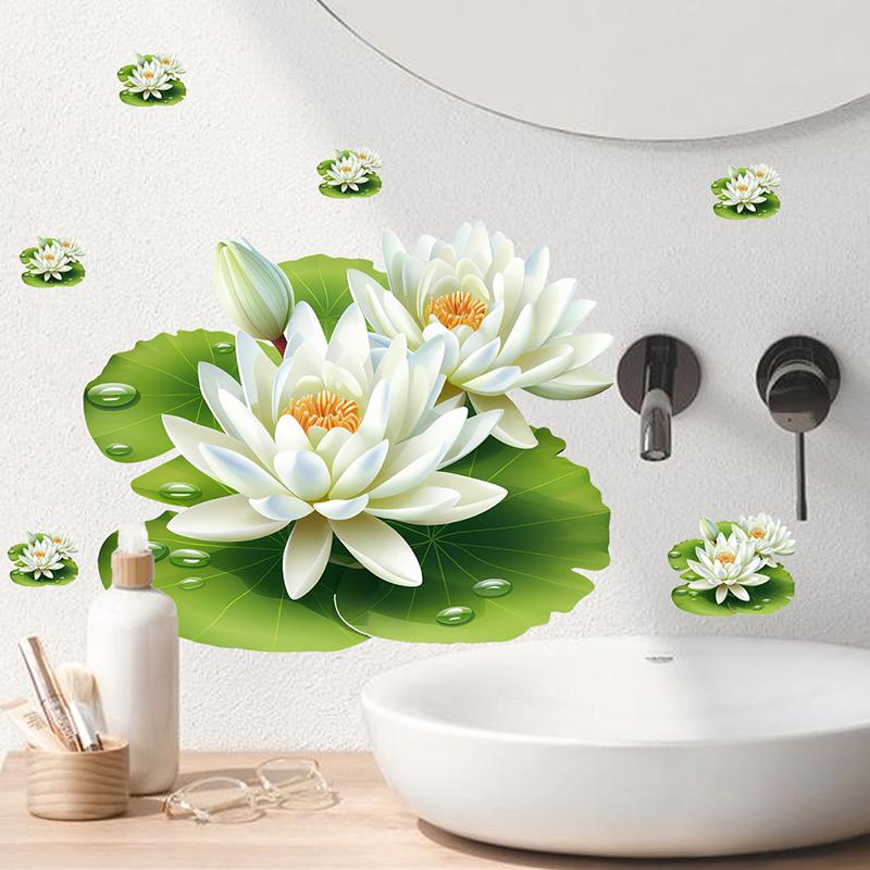 Noctilucous Wall Sticker Bathroom Toilet Decor Living Room Cabinet Refrigerator Home Decoration Decals Stickers