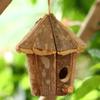 Hummingbird Cage House Outdoor Cage Nest Box Nest Cage Standing Hideouts Hummingbird Toy for Small Bird