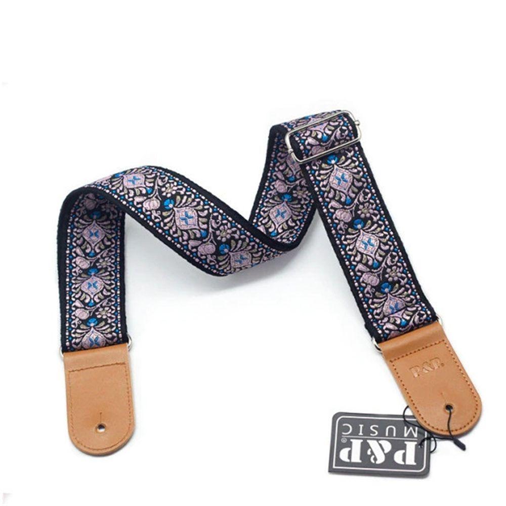 Embroidered Bass Belts Guitar Shoulder Belt Guitar Strap Guitar Belts Electric Guitar Belts