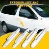 4PCS Outside Exterior Door Handle Set For Of 4Pcs Toyota 1998-2003 Sienna White