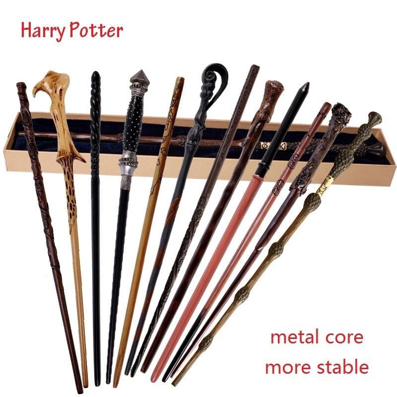 Hermione Granger Magic Wand High-quality Resin Prop Elegant Brown Box