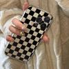 Space Black Plaid Pattern Clear Phone Case For Xiaomi Mi 15 T Pro 14T 13T 12T Mi 17 Pro 15 14 13 12 11 Lite 5G Silicone Cover