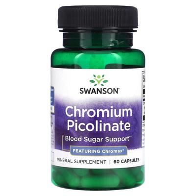 Chrompicolinat, 60 Kapseln (200 mcg pro Kapsel)