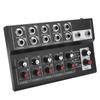 100‑240V Portable 10‑Channel Stereo O Sound Mixer Karaoke Microphone Amplifier ConsoleEU Plug