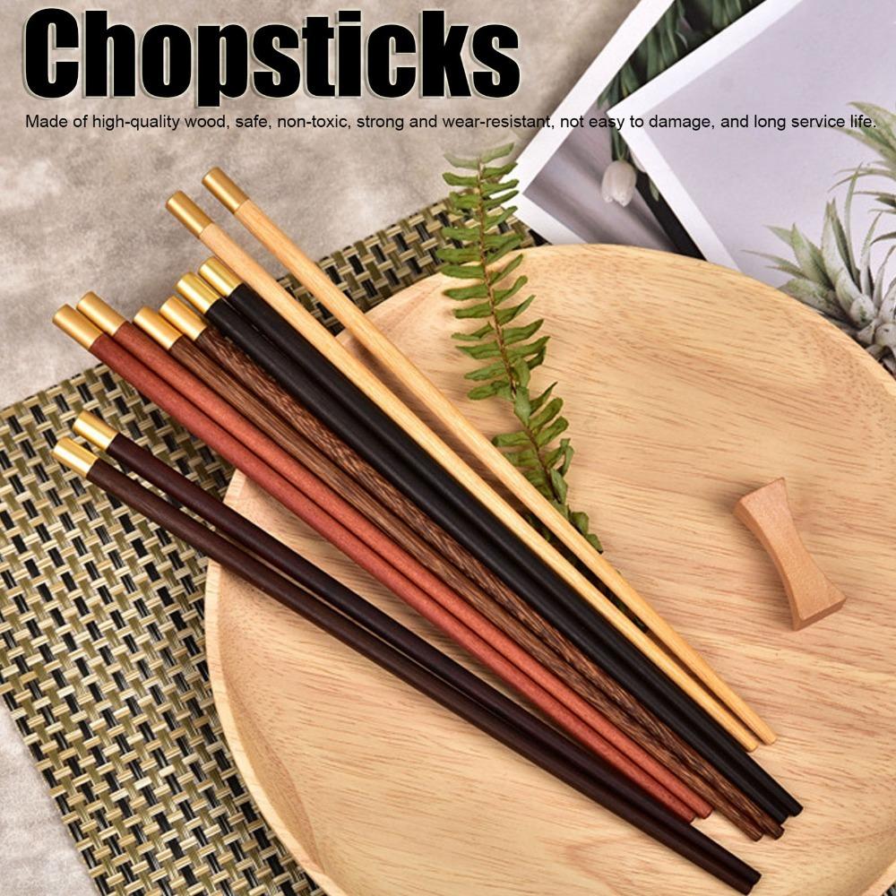 5 Pair Paint Free Wooden Chopstick Wooden Dining Chopsticks Chinese Chopstick  Daily Dining