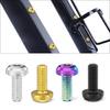 2Pcs Titaniums Alloys Bike Bottle Holder Screw M5x12mm Water Bottle Cage Bolts Hexagon Socket Head Bolts Screws Bike Part