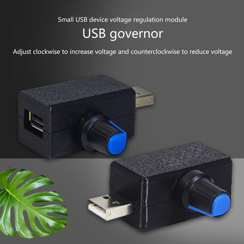 USB Fan Speed Controller 5V Power Adjustable Cooling Module With On/Off Switch For Home Office Use