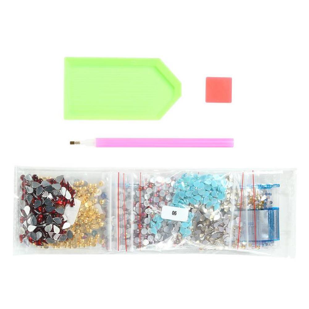 DIY Notizbuch Weihnachten Xmas Handgemachtes Bohrmaterial-Set Schneemann-Muster