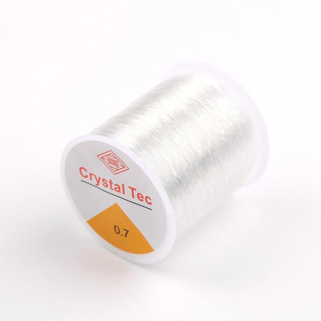 Elastic Beading Cord for Transparent Crystal and Buddhist Beads Bracelet