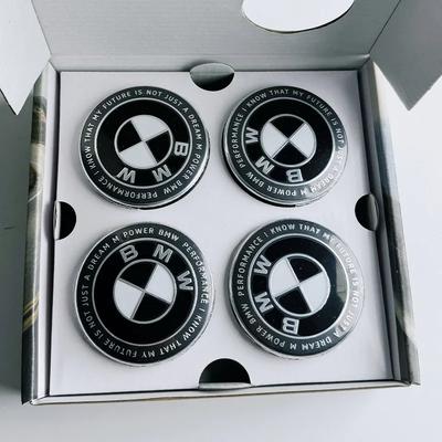 BMW GROUP 4Pcs 56MM 68MM Floating Wheel Center Cap For BMW M E39 E46 E60 E90 F10 F30 G32 G38 G01 G02 G05 F45 F46 F48 F49 F39 F90