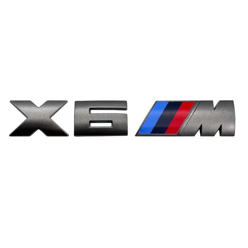 5,5 cm för M-logotyp ny grå ABS-dekal bakluckemärke för BMW M330i M340i M430i M440i M530i M540i M550i dekorationstillbehör.
