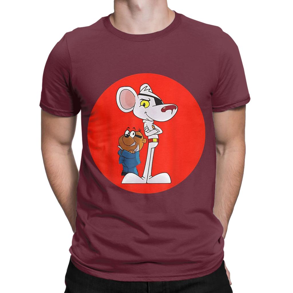 Danger Mouse Fan Tribute Poster Design Today Graphic Funny 100 Cotton TShirt Danger Mouse Tops Tees For Unisex