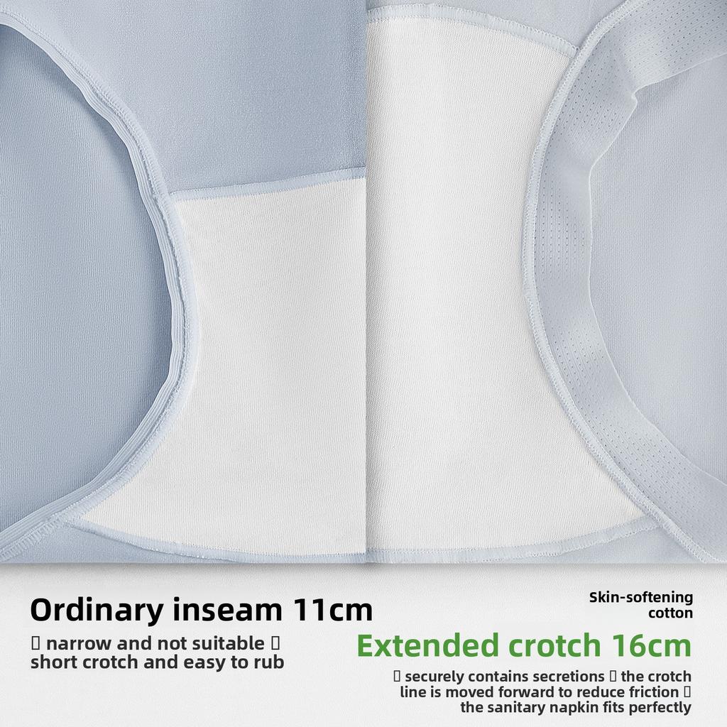 Women's Autumn and Winter Warm Cotton High Waist Class 10A Bacteriostatic Extended Underwear