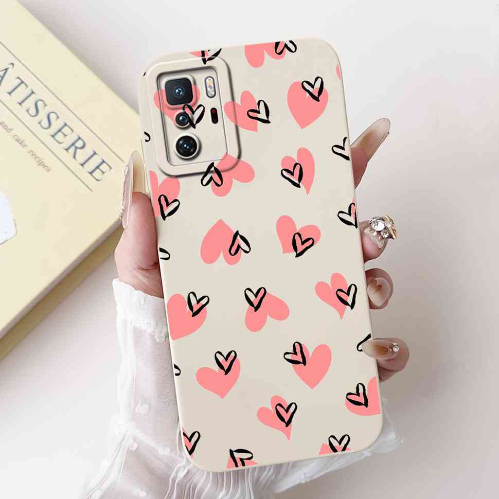 For  Xiaomi Redmi Note 10 Pro China Case Cute Cartoon Girl Cover Soft Silicone Phone Case For Xiaomi POCO X3 GT X3GT Full Bumper