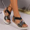 Plus-size Women's Shoes Wedge Heels Lightweight Fish-mouth Sandals
