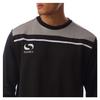 Sondico Mens Precision Striped Long-Sleeved Sweatshirt