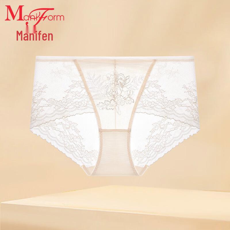 Maniform Women's Low-Rise Lace Briefs