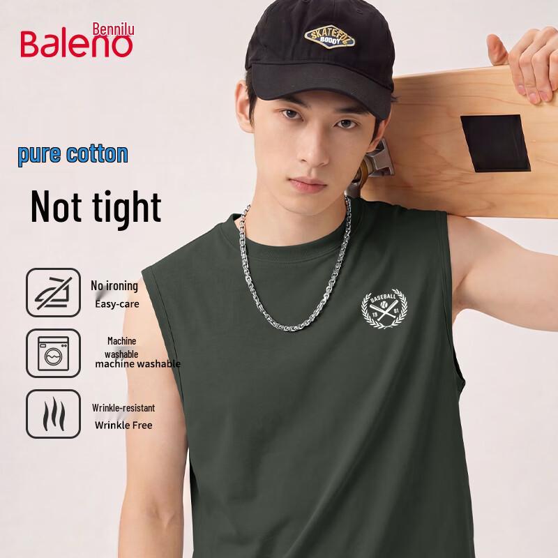 Baleno Men s Cotton Tank Top L
