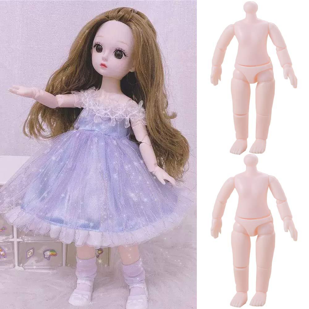 Multi Joints Nude Doll Toys 9.5cm Height Jointed Nude Dolls DIY Toy Doll Body  Gsc Ob11