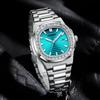 New Rhinestone Men's Watch Business Casual Waterproof Calendar Luminous Quartz Wristwatch Fashion Watches for Men reloj hombre