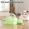 Interactive Pet Feeding Toy Turtle Shape Treat Dispenser Slow Feeder Food Puzzle Small Animal Snack Dispenser for Cats Dogs