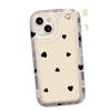 Airbag simple small love for iphone15promax mobile phone case 13pro apple 12x couple 11 foreign trade