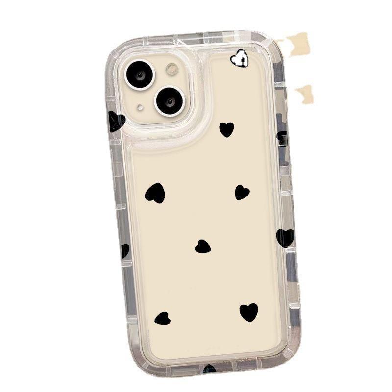 Airbag simple small love for iphone15promax mobile phone case 13pro apple 12x couple 11 foreign trade