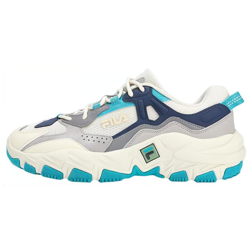 Fila Predator 2 Fashion Retro Fabric Synthetic Leather Shock Absorbing Non-Slip Rebound Low Top Running Shoes Men Running Shoes F12M322105FWI
